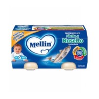 MELLIN OMOGENEIZZATO NASELLO 2X80G